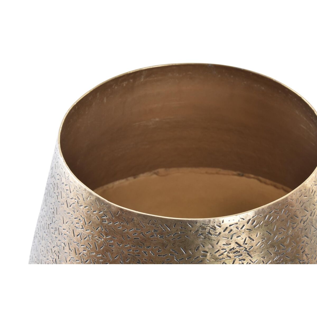Loft Planter Set — Aged Gold & Silver Finish