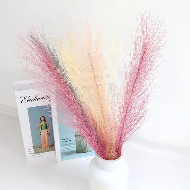 Artificial Pampas Grass Flower Bouquet for Home & Wedding Decoration