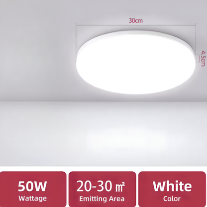 Moderne LED-plafondlamp – Slank, helder en waterdicht ontwerp