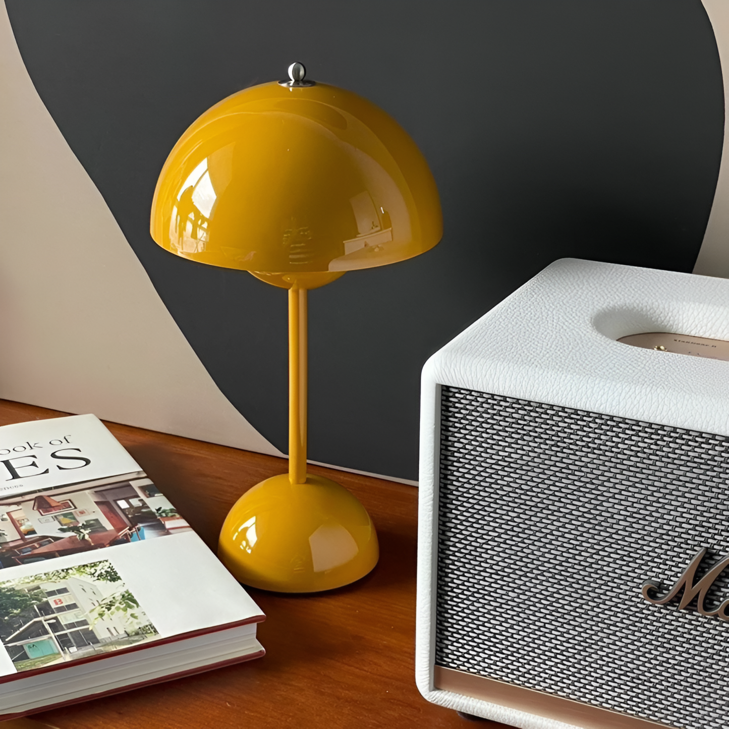 Oplaadbare tafellamp in de vorm van een bloemknop – Zachte, bloeiende gloed voor rustige, moderne ruimtes