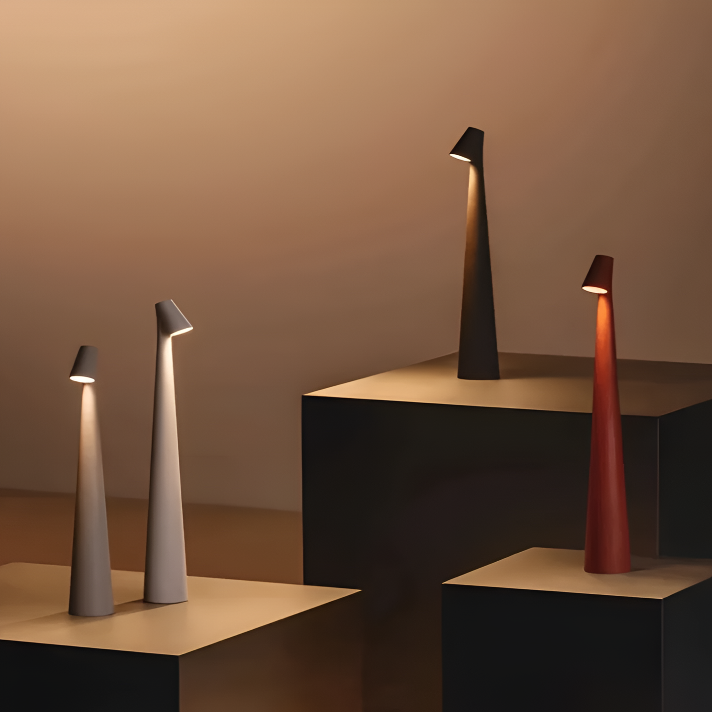 Draadloze LED-bureaulamp – met aanraakbediening en warm sfeervol licht