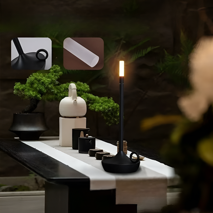 LunaGlow Kaarslamp – Een zacht licht voor rustige avonden