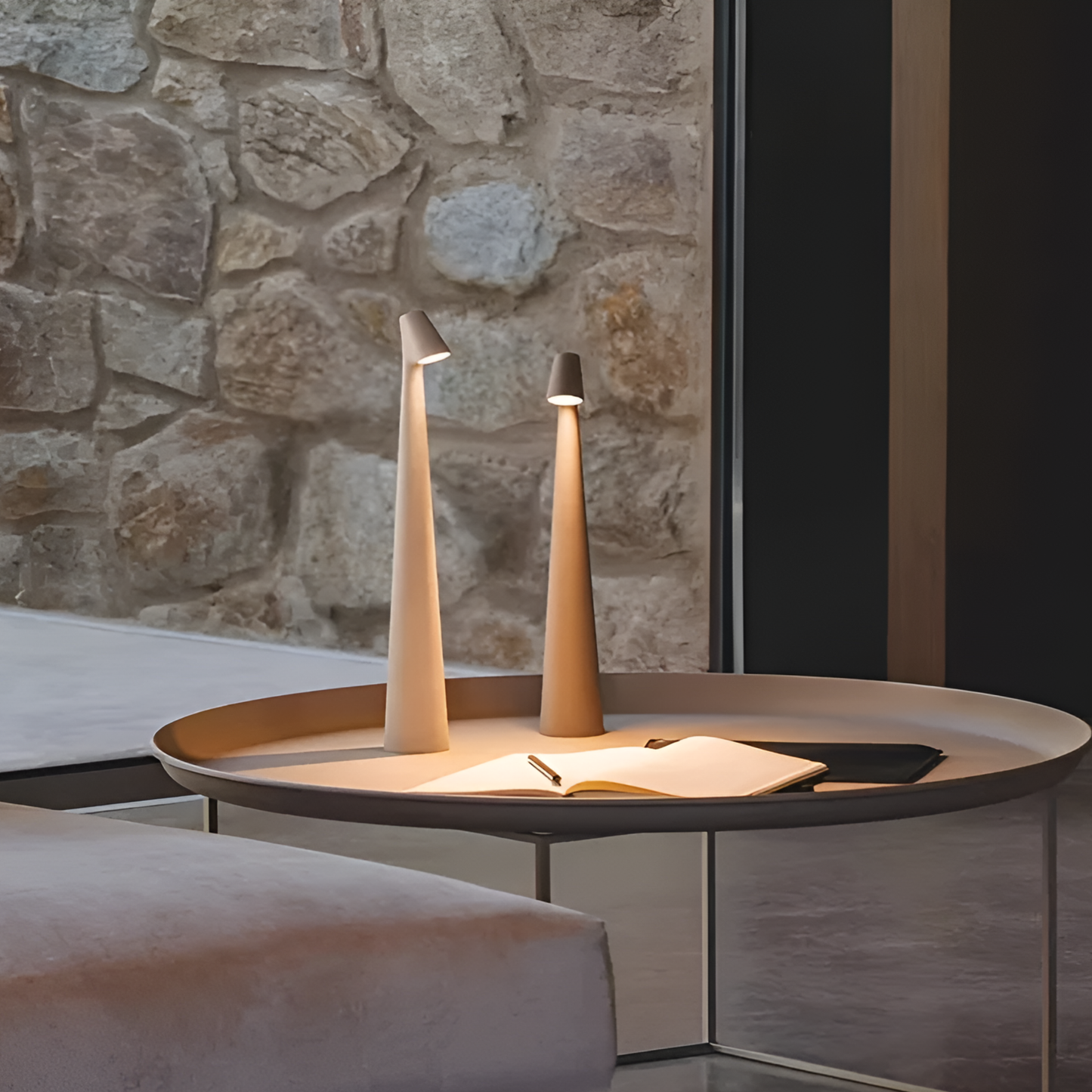 Draadloze LED-bureaulamp – met aanraakbediening en warm sfeervol licht