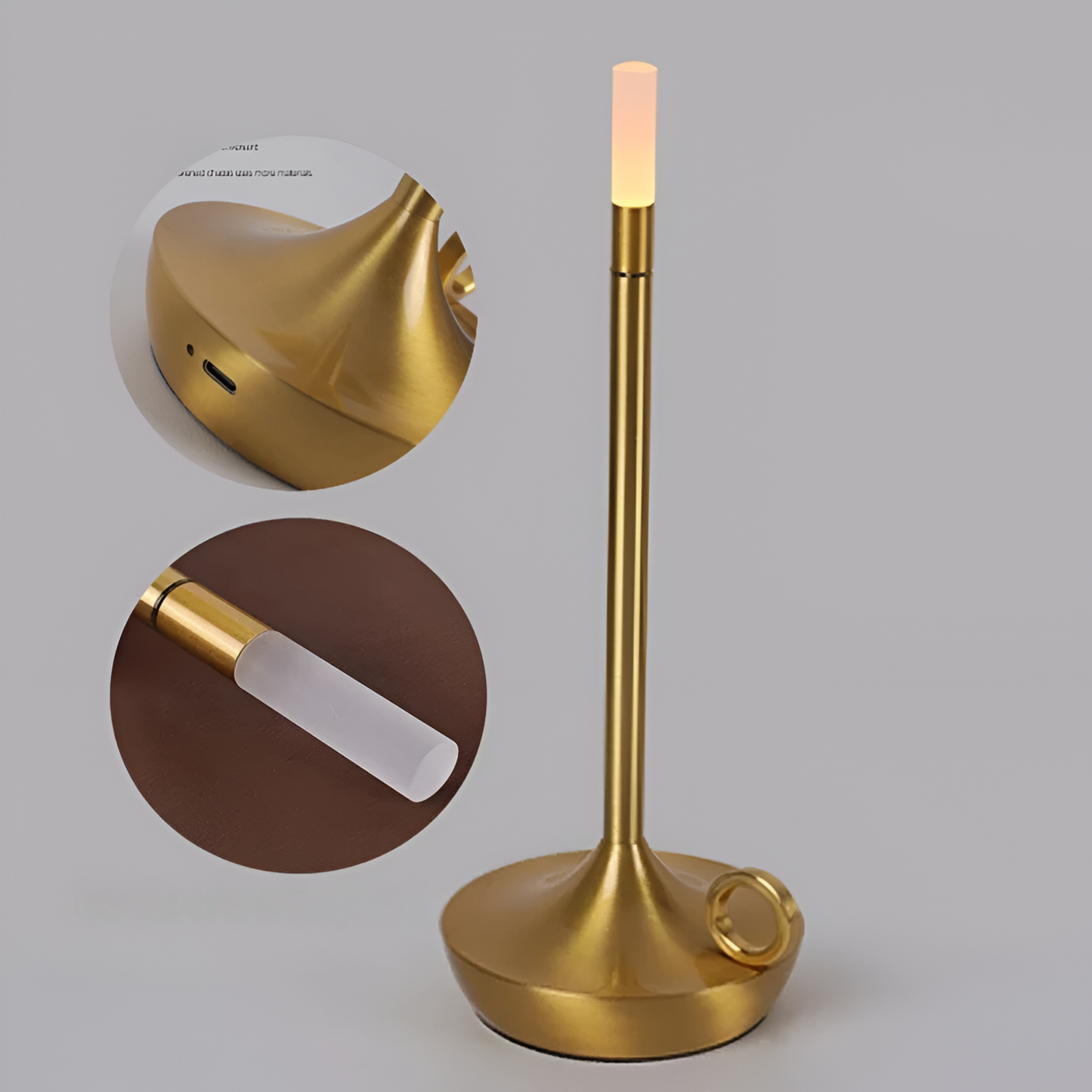 LunaGlow Kaarslamp – Een zacht licht voor rustige avonden