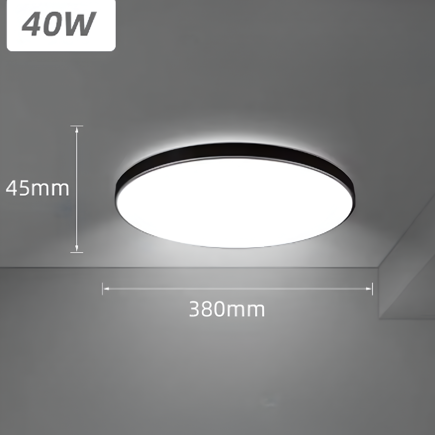 Moderne LED-plafondlamp – Slank, helder en waterdicht ontwerp