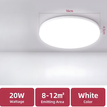 Moderne LED-plafondlamp – Slank, helder en waterdicht ontwerp