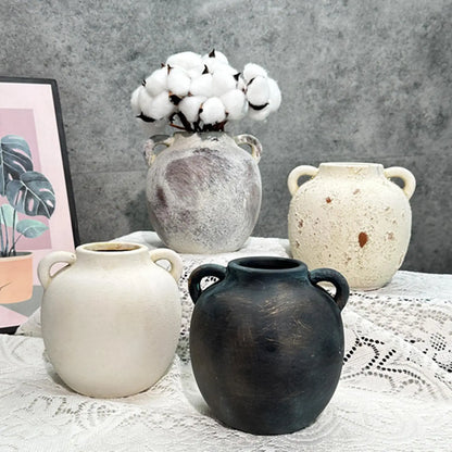 Ceramic Wabi-Sabi Vase – Quiet form, timeless imperfection in balance