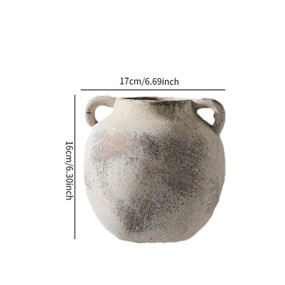 Ceramic Wabi-Sabi Vase – Quiet form, timeless imperfection in balance