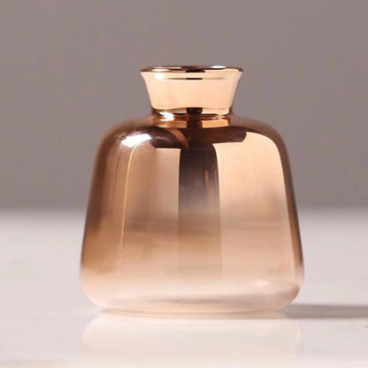 Transparent Glass Vase with Dried Pampas Grass – Light, form, and quiet simplicity