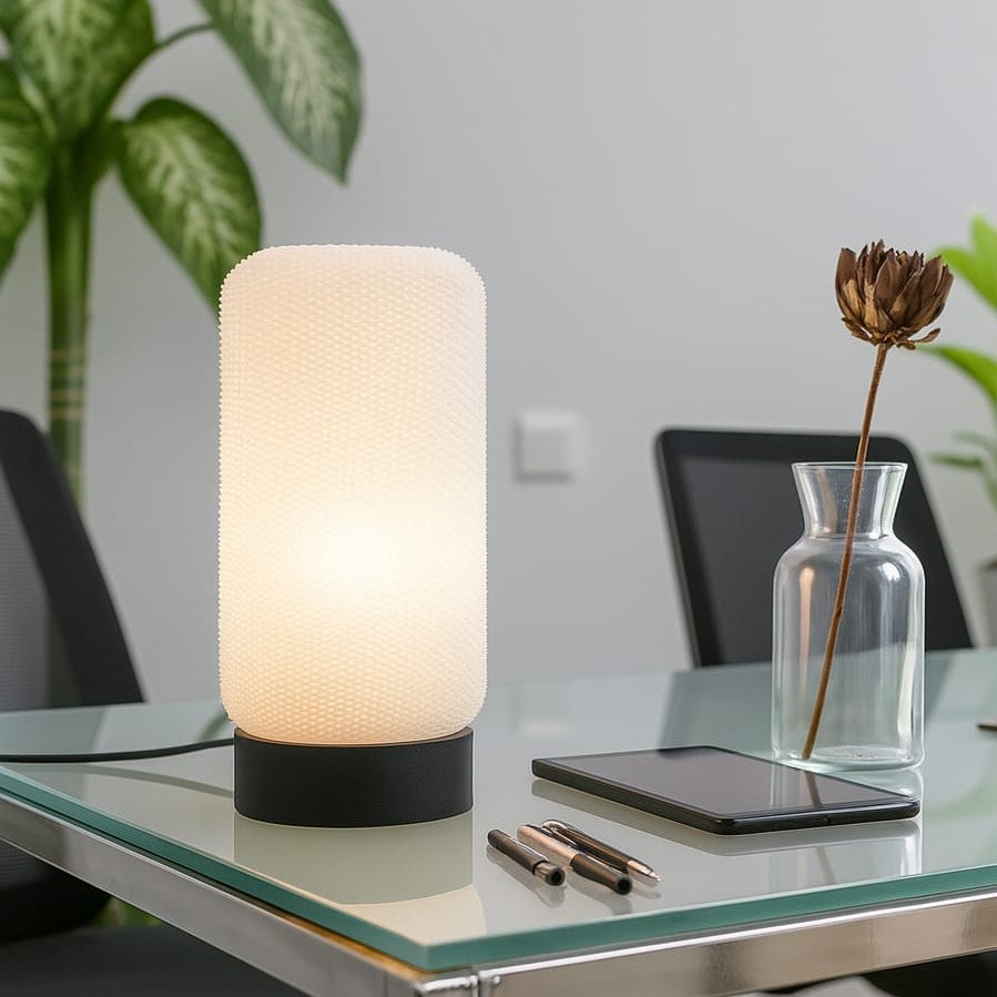 Haloform Table Lamp — Sculptural Light in Motion