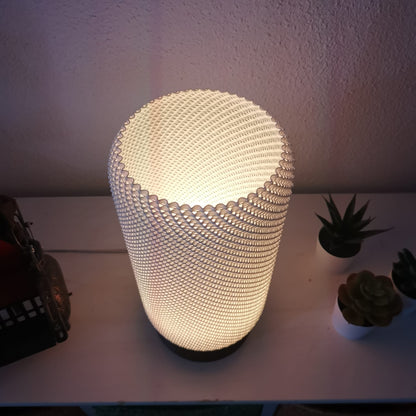 Haloform Table Lamp — Sculptural Light in Motion
