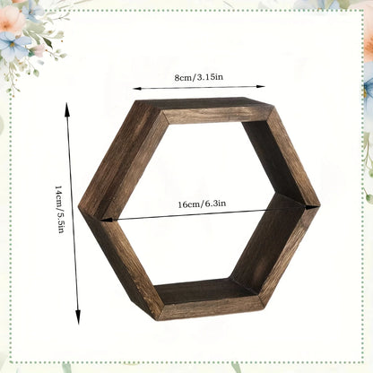 Hexagon Floating Wall Shelf – Quiet symmetry for thoughtful spaces