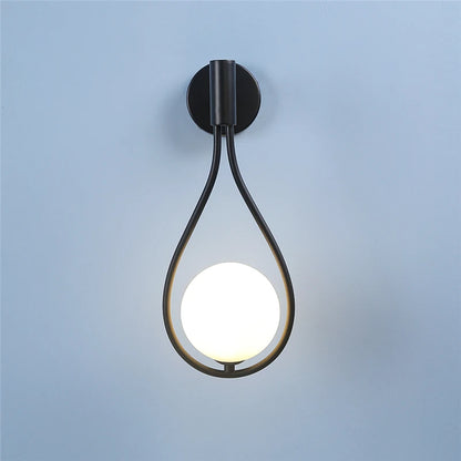 Nordic Gold Globe Wall Lamp – Gentle light for modern interiors