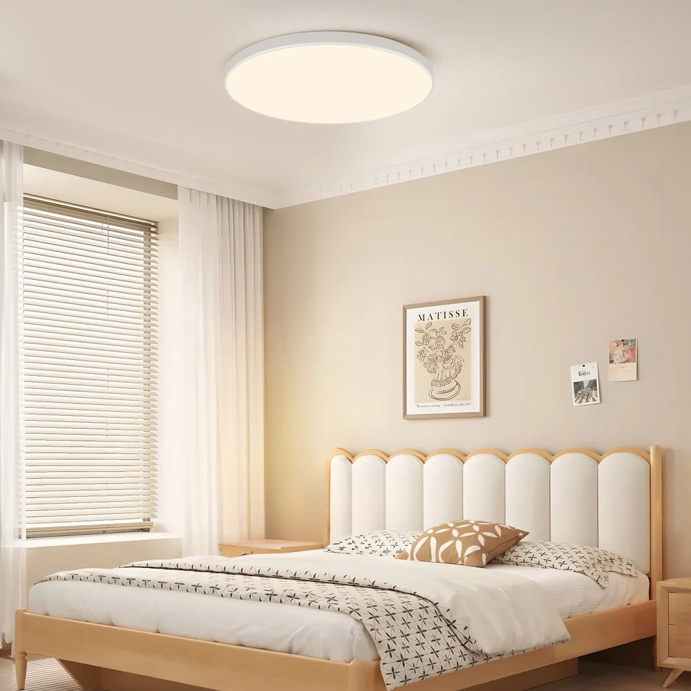 Modern LED Ceiling Lamp – Slim, Bright & Waterproof Design