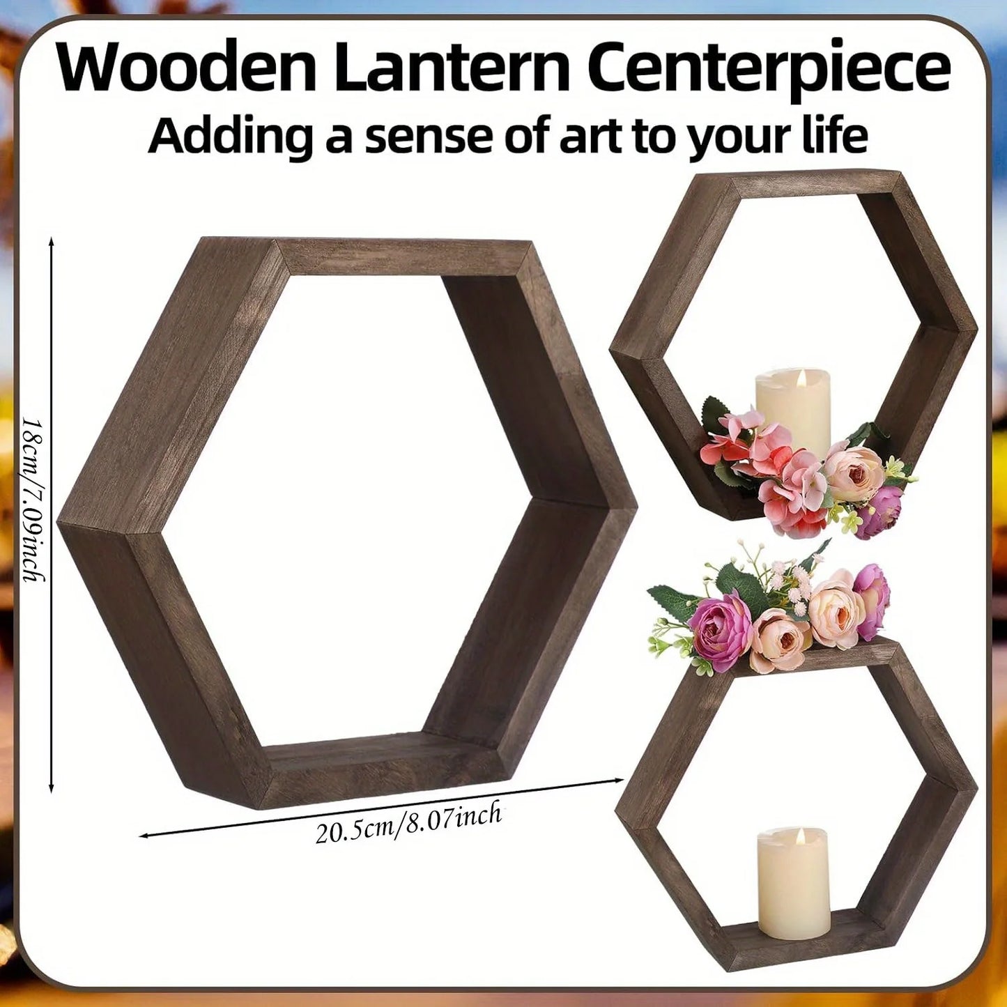 Hexagon Floating Wall Shelf – Quiet symmetry for thoughtful spaces