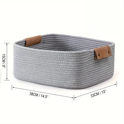 Cotton Rope Storage Basket – Quiet order in soft form
