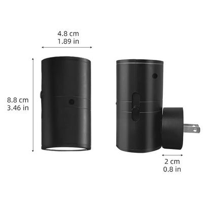 Cylindrical Plug-In LED Night Light - Soft ambient glow for calm, cozy evenings