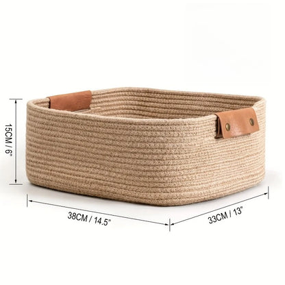 Cotton Rope Storage Basket – Quiet order in soft form