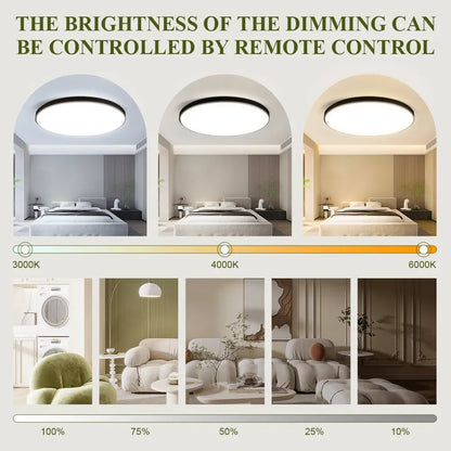 Modern LED Ceiling Lamp – Slim, Bright & Waterproof Design