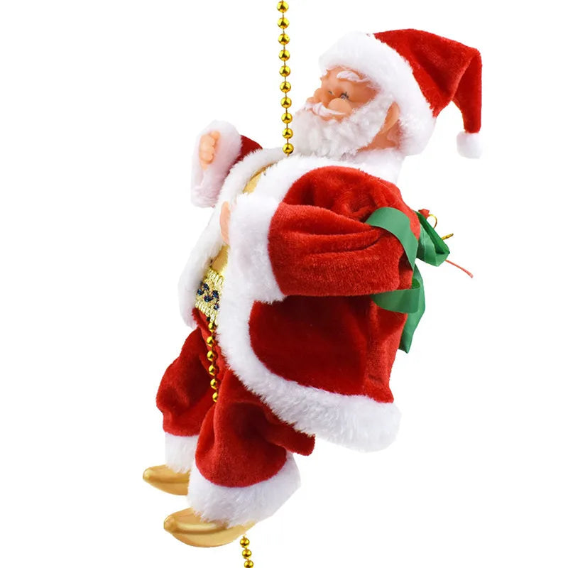 Climbing Santa Ornament – A playful touch of holiday cheer