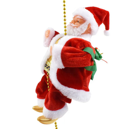 Climbing Santa Ornament – A playful touch of holiday cheer