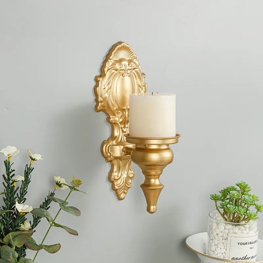Luxury Wall Candlestick – Golden elegance, quiet glow for refined spaces