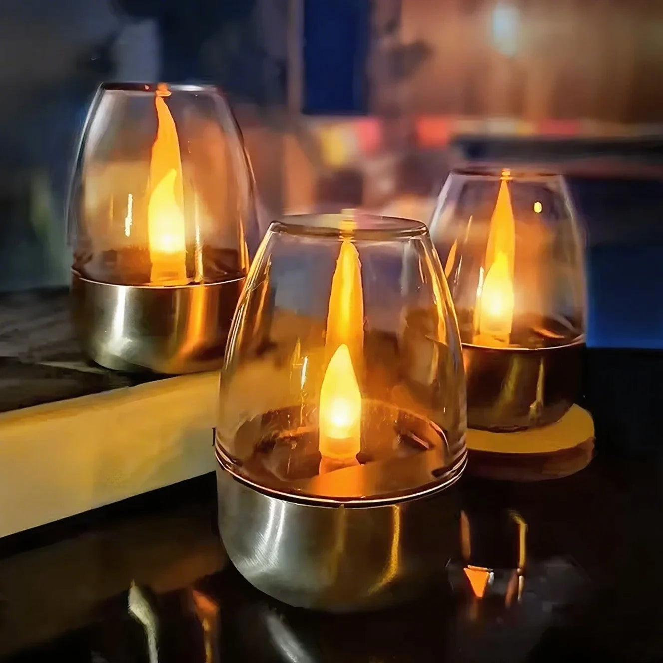 Solar Candle Lamp – Light gathered by day, peace returned by night