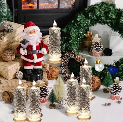 Rose LED Flameless Candle – Warm Glow, Endless Romance