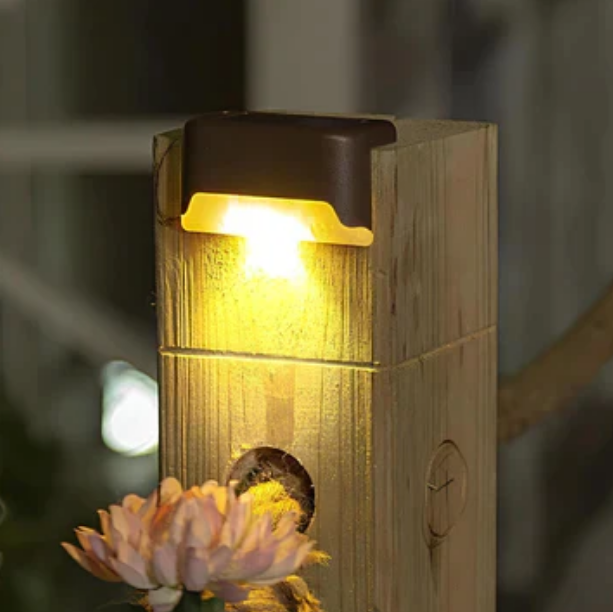 SolarGlow Path Light – Gentle warmth beneath every step