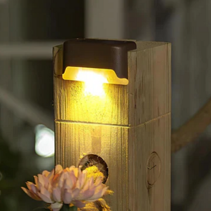 SolarGlow Path Light – Gentle warmth beneath every step