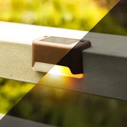 SolarGlow Path Light – Gentle warmth beneath every step