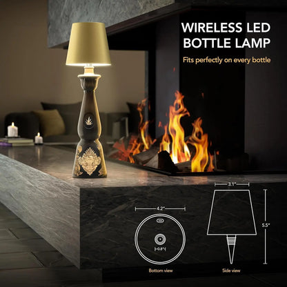 Wireless Wine Bottle Lamp – Artful Light, Infinite Possibilities