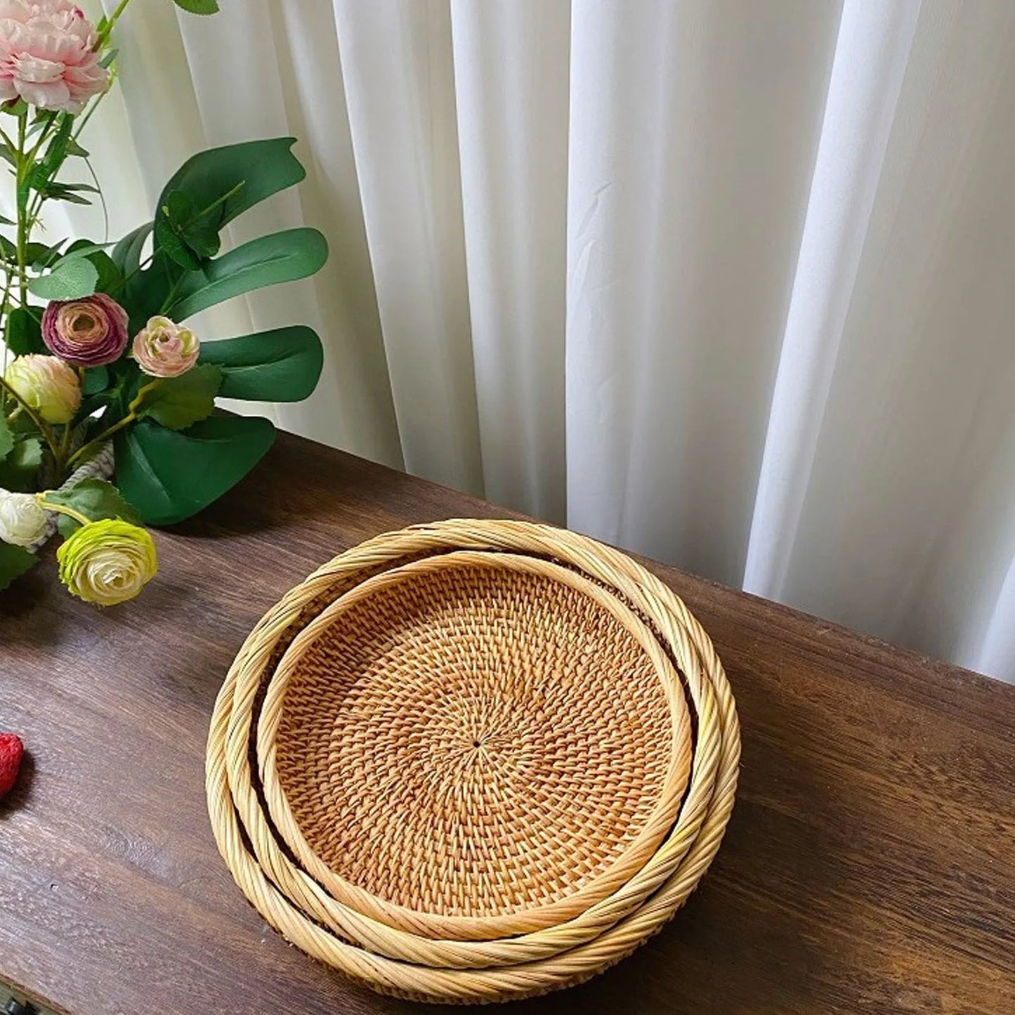 Rattan Fruit Tray – A Quiet Celebration of Nature and Craft