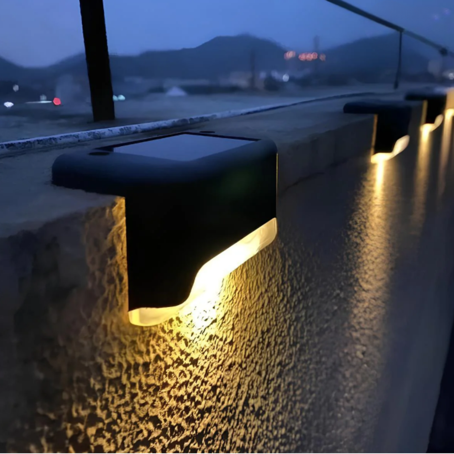 SolarGlow Path Light – Gentle warmth beneath every step