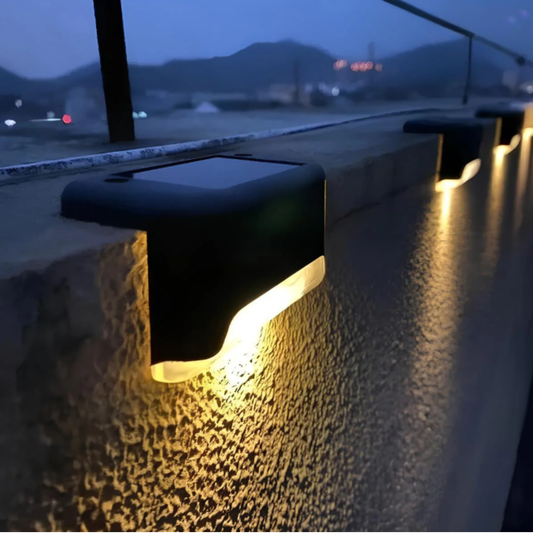 SolarGlow Path Light – Gentle warmth beneath every step