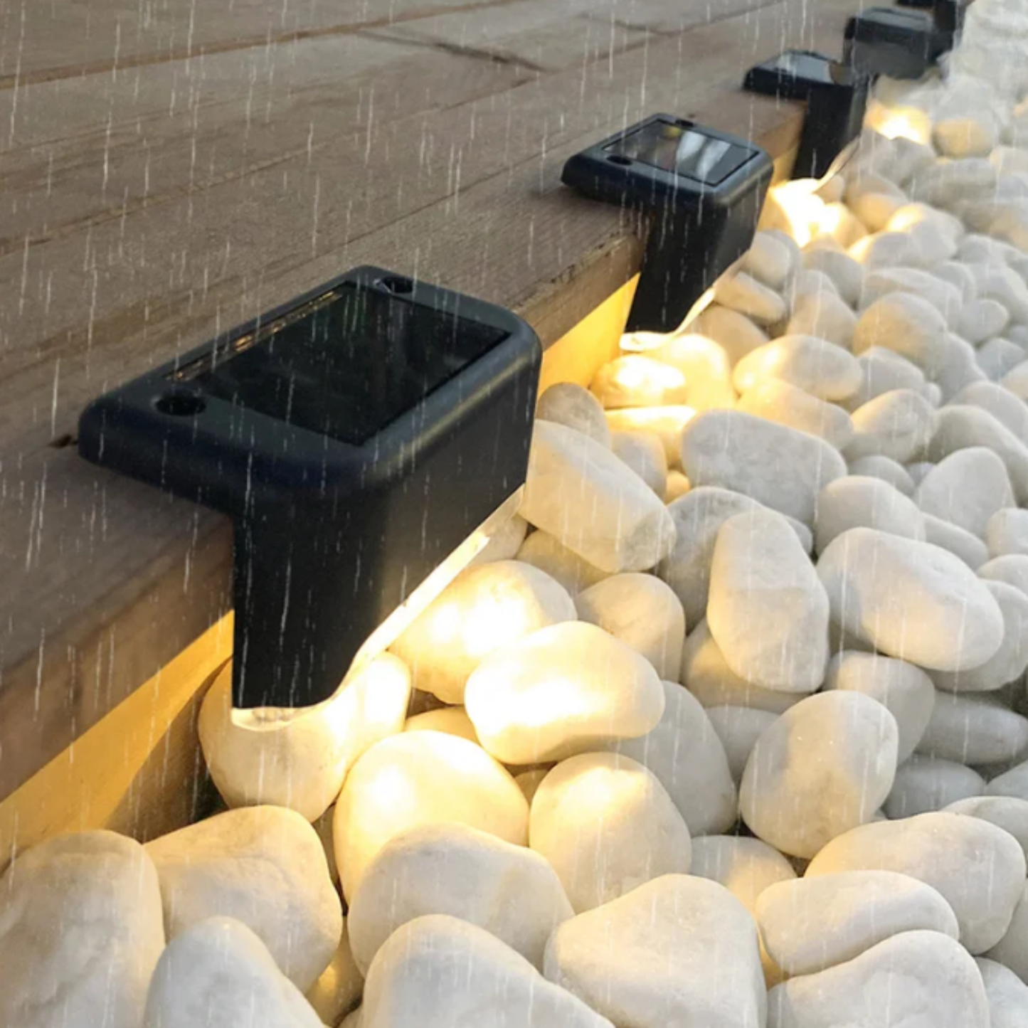 SolarGlow Path Light – Gentle warmth beneath every step