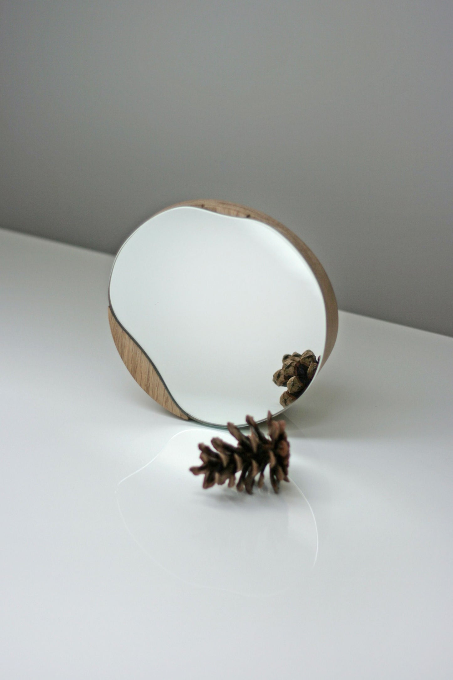 PUDDLE Standing Mirror — Nature-Inspired Form