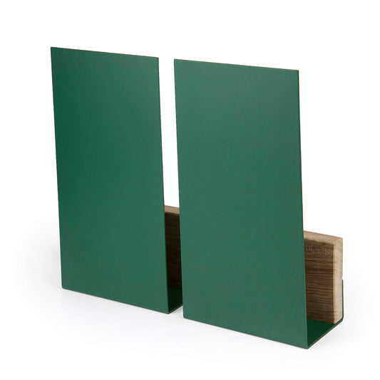 Wall Magazine Rack — Oak & Metal